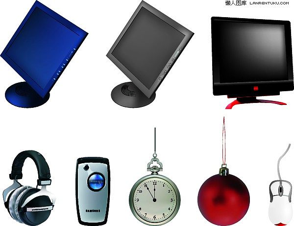 多款電腦及數碼產品矢量素材 提升設計與效率的必備資源